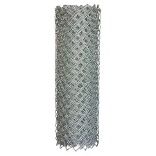 6 Ft. X 50 Ft. 11.5- Gauge Galvanized Steel Chain Link Fence Fabric