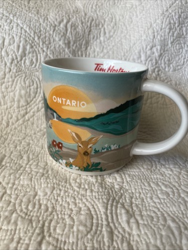 Tim Hortons Limited Edition Collectible Mug Travel Series Ontario 2024 60th