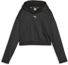 PUMA - Women's Strong PwrFleece Cropped Hoodie Black