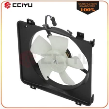 610080 Radiator A/C Condenser Cooling Fan Fits 1996-1998 Honda Civic RH Side