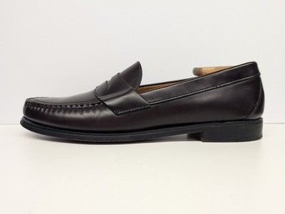 Sebago Classic Brown Burgundy Leather Penny Loafers, Size  display picture 2