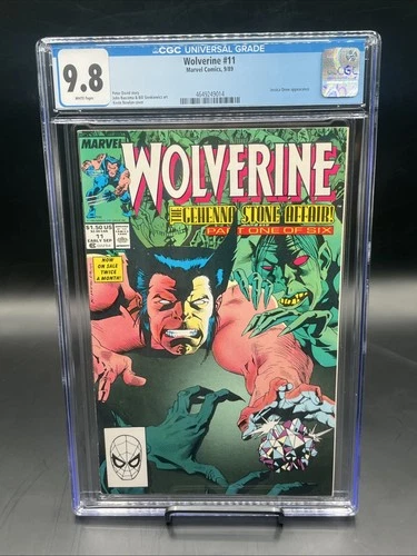 Wolverine #11 (Marvel Comics Early September 1989) CGC Graded 9.8 White Pages