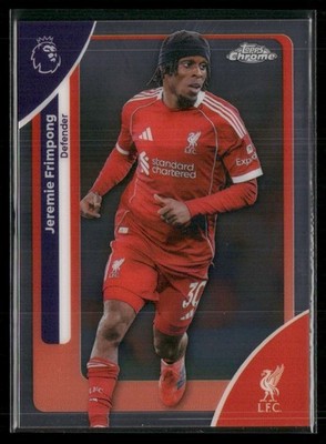 Jeremie Frimpong 2026 Topps Chrome Premier League Liverpool FC