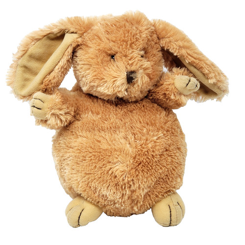 Vintage Russ Berrie Chubby Bunny Rabbit Plush Flopsalots Tan Brown 9"