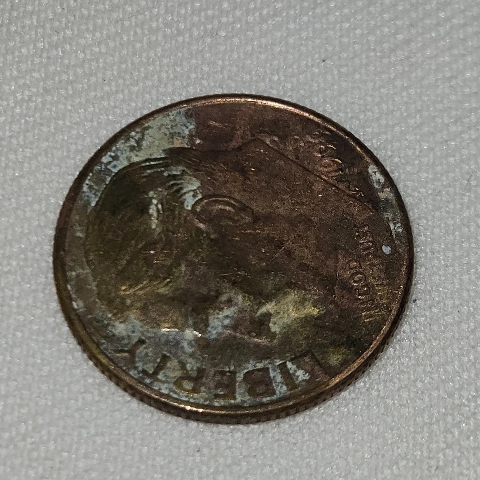 Roosevelt Copper Dime Error 1999 D 2.2g - Image 4 of 4