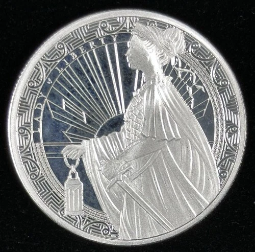 PAMP USA Lady Of Liberty Silver 1 oz BU Round .999