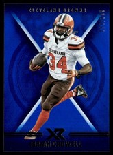 2017 Panini XR Blue Isaiah Crowell 090/199 Cleveland Browns #26