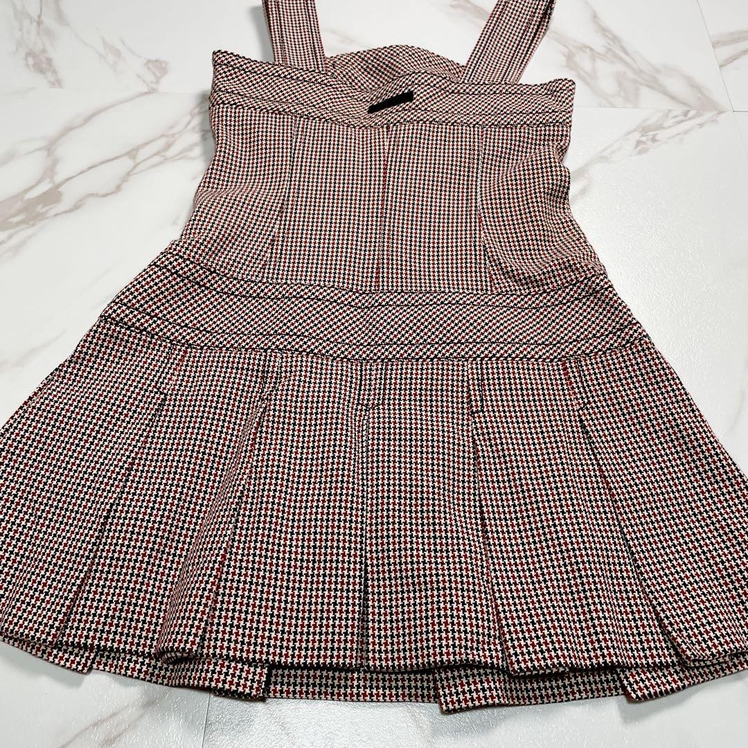 Burberry Blue Label Houndstooth Pattern Sleeveles… - image 14