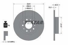 2x New Brake Disc for FIAT:500L,EGEA Estate,TIPO Estate,EGEA Saloon 51808471