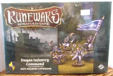 Runewars - Dagan Infantry Command - Unit Upgrade Expansion - Sealed
