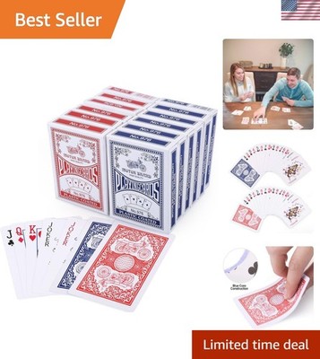 Playing Cards, 12 Pack, Decks of Cards Bulk, Poker Size, Standard Index, for ...