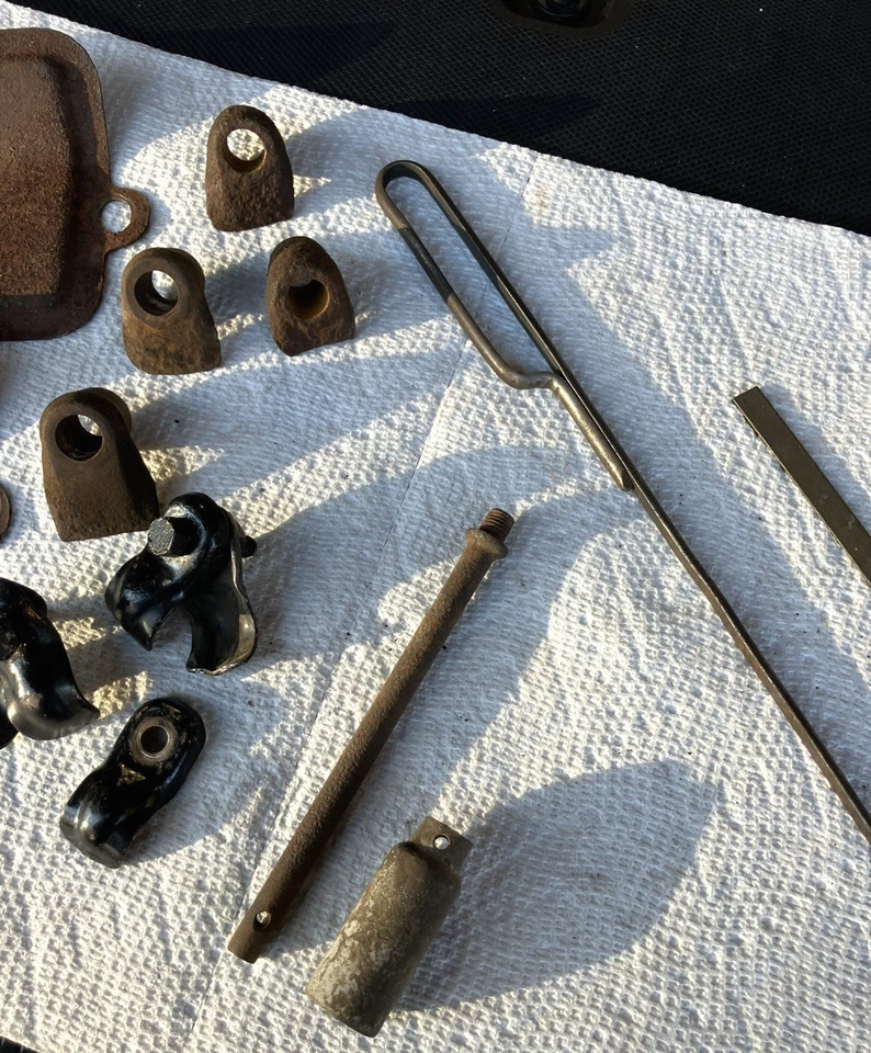 Início de 1928 Ford Modelo A Peças bomba de água suporte de bateria acelerador bastão de imersão - Imagem 3 de 4