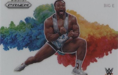 BIG E  Big E 2023 Panini Select WWE CONCOURSE SILVER PRIZM Card #2 NEW