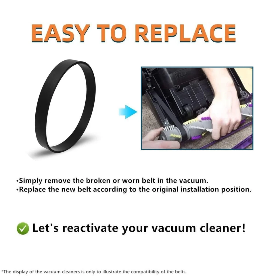 Replacement Belts for Bissell PowerForce Helix (Turbo) Vacuum 2191 2191U...  - Image 4 of 4