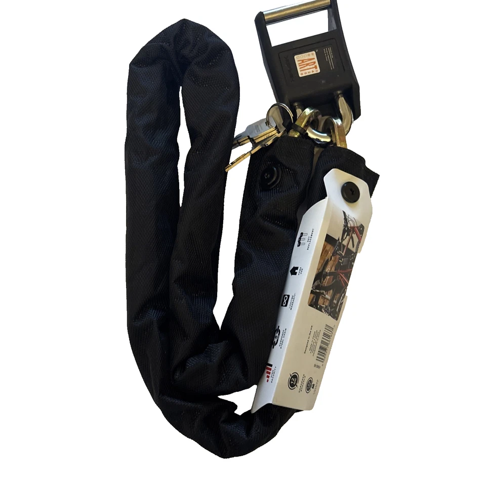 Hiplok Home Chain Lock 8mm x 120cm Sold Secure Silver - Image 2 of 4