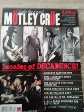 Guitar One Presents Motley Crue Decades of Decadence Collector's Magazine 2009