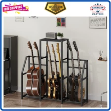 Guitar Stand, Multi Guitar Rack Stand for 7-10 String Instruments, for Acoust...