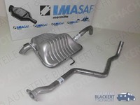 Imasaf Auspuff Set Ab Kat für Lancia Lybra+Sw 1.6 16V 2001- | Mittelrohr+Endtopf