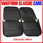 Classic Mini Front Seat Cover set BLACK
