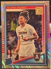 2025 Donruss WNBA Rated Rookie Lava #91 Te-Hina Paopao