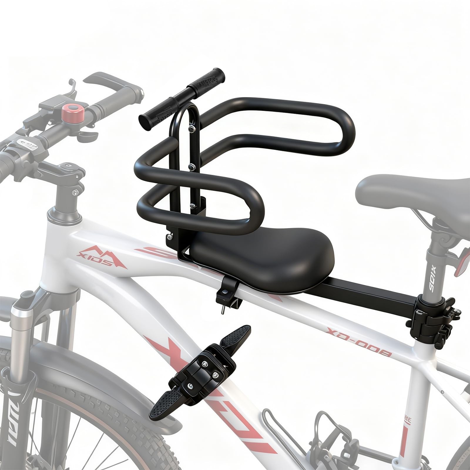 Siège vélo avant enfant pour trajets quotidiens et balades urbaines