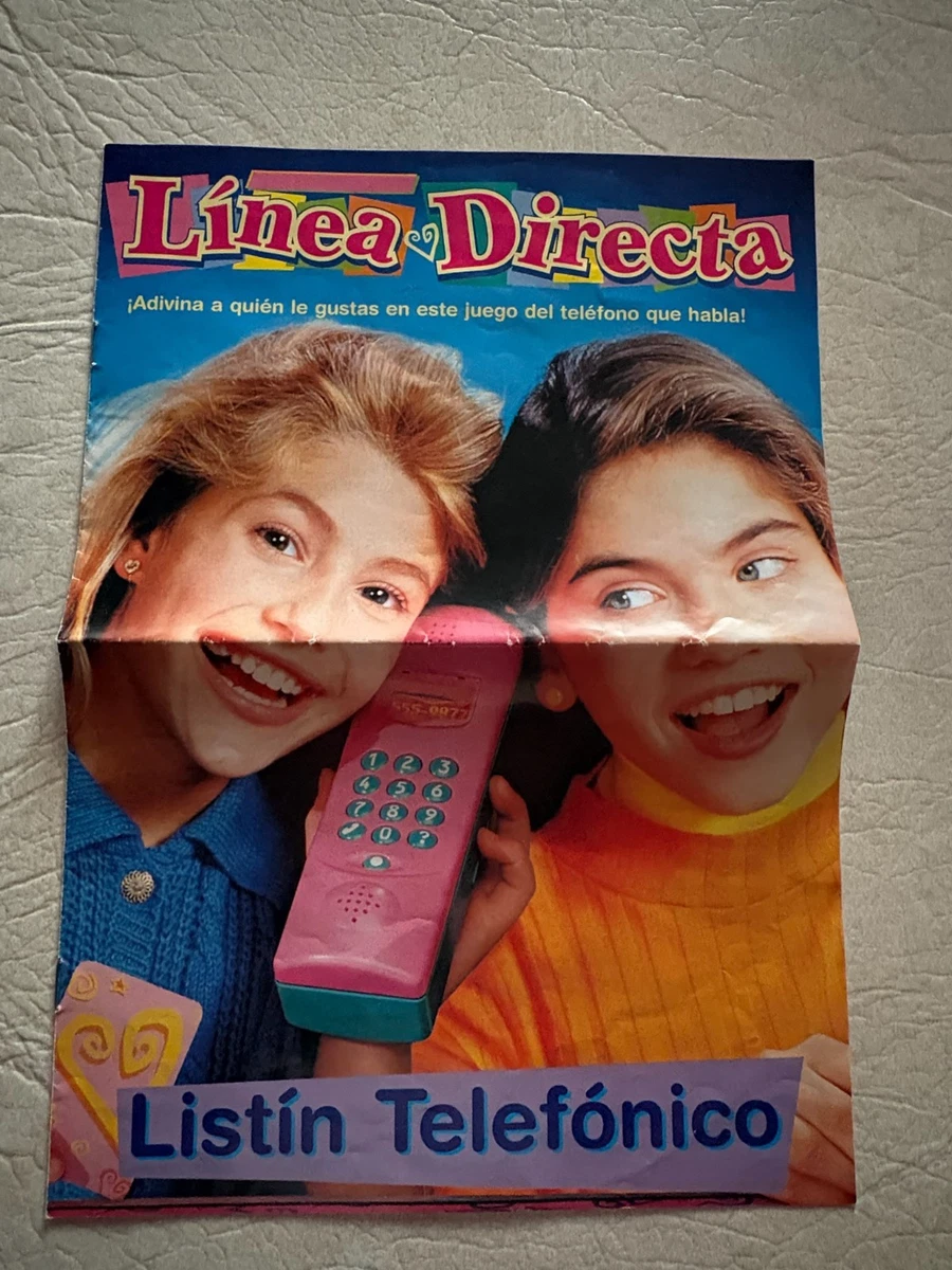 Línea Directa MB Juegos Vintage Años 90 Dream Phone Teléfono Rosa Juego de Mesa