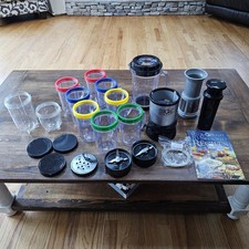 Magic Bullet Blender MB1001 With Accessories Blender Cups Lids Gaskets Juicer