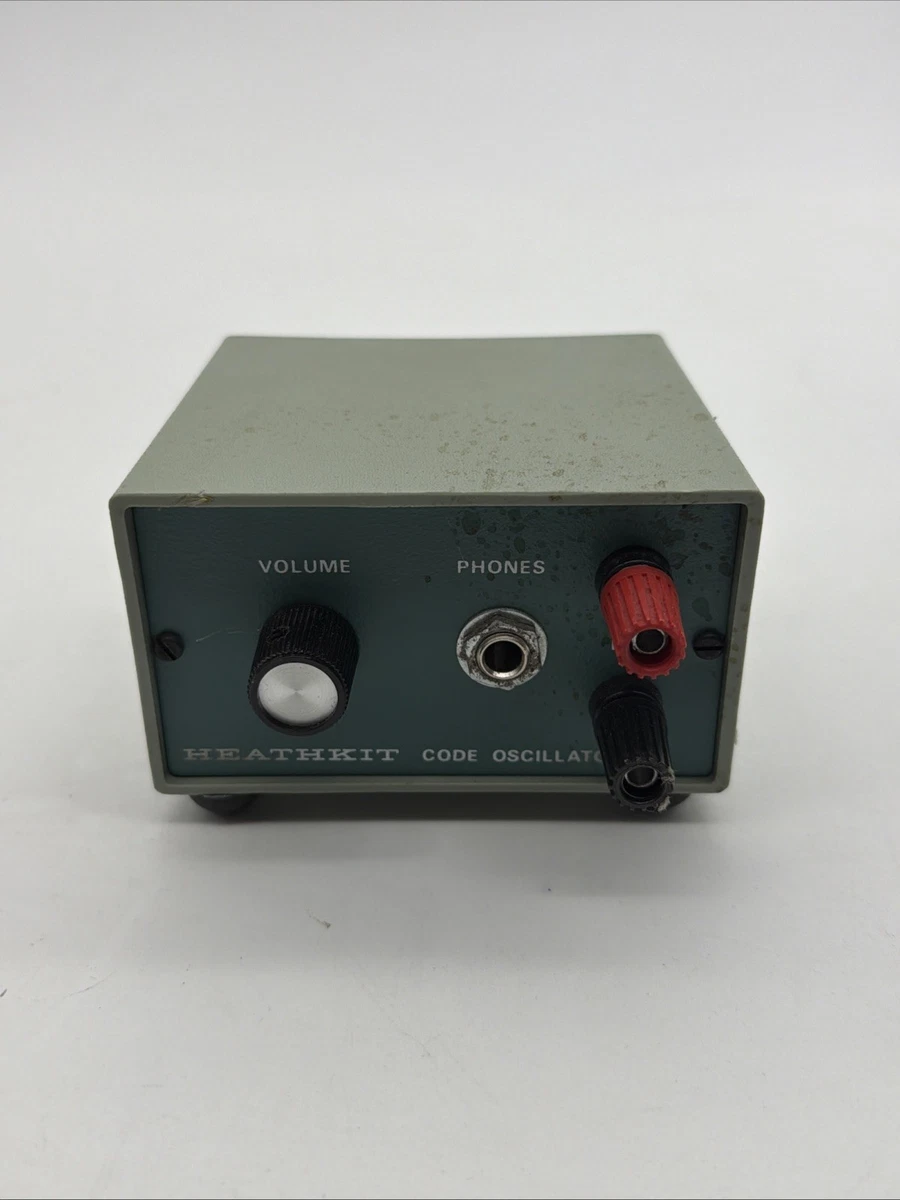 Heathkit Keyer HD-1410 – Pour Pièces, Avec Cordon Et Palettes Morse, Non Testé