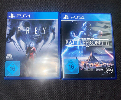 2x Sony PlayStation 4 Spiele-Bundle: Prey + Star Wars Battlefront II, USK 16