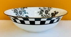 MacKenzie-Childs 42916-1151 Porcelain 6 Cup Bee Toile Serving Bowl. New!