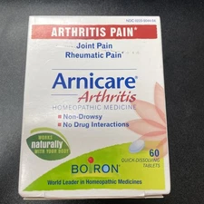 Boiron Arnicare Arthritis Homeopathic Quick Dissolving Tablets 60 Cnt 11/25 & Up