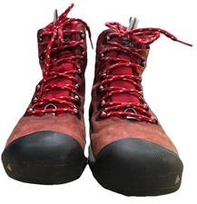 Keen Revel III Hiking Boots Women’s 8.5 Leather Insulated Waterproof Red 1013216