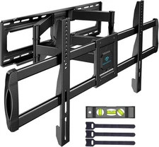 Full Motion TV Wall Mount for 50”-90” TVs up to 165lbs, TV Mount Bracket with...