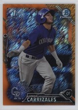 2016 Bowman Chrome Prospects Orange Refractor 25/25 Omar Carrizales #BCP58 1t9a