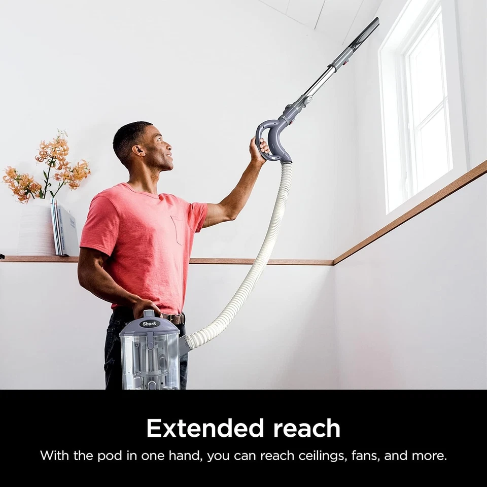 Shark NV352 Navigator Lift Away Upright Vacuum with HEPA Filter, Lavender - Image 3 of 4