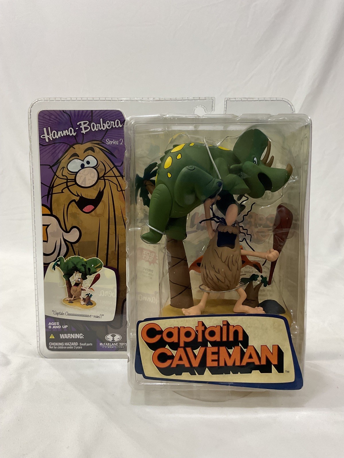 Hanna-Barbera CAPTAIN CAVE MAN, 2006 Sealed McFarlane, Series 2. Rare Find!