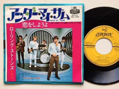 The Rolling Stones "UNDER MY THUMB" JAPAN ORIGINAL CUPPLING LONDON 45 7" TOP1243