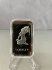 1 oz .999 silver bar Marilyn Monroe