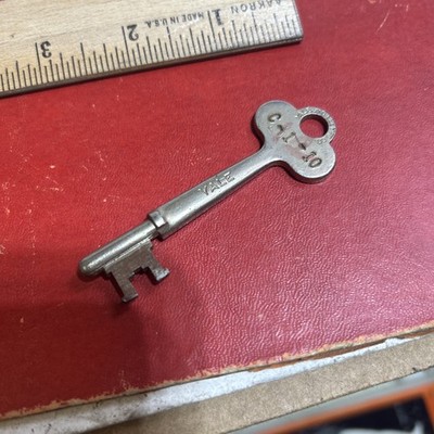 Vintage Skeleton Key by Yale & Towne C-1-10