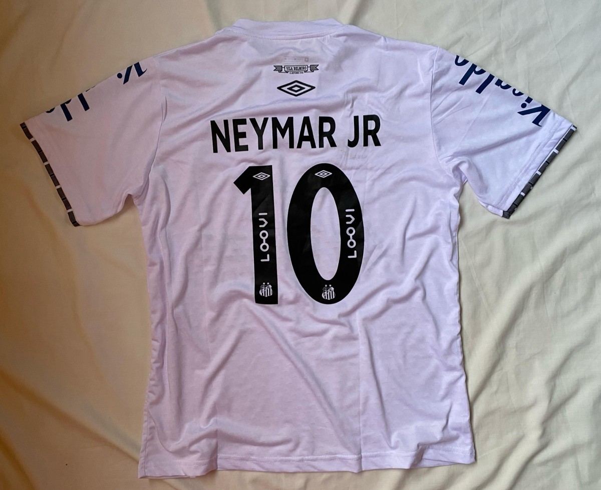 サントスFC NEYMAR JR 背番号10番ユニフォームLサイズ サントスFC NEYMAR JR 背番号10番ユニフォームLサイズ - メルカリ