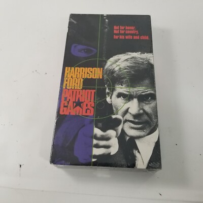 Patriot Games (NEW SEALED VHS 1992) Harrison Ford, Sean Bean, Anne Archer
