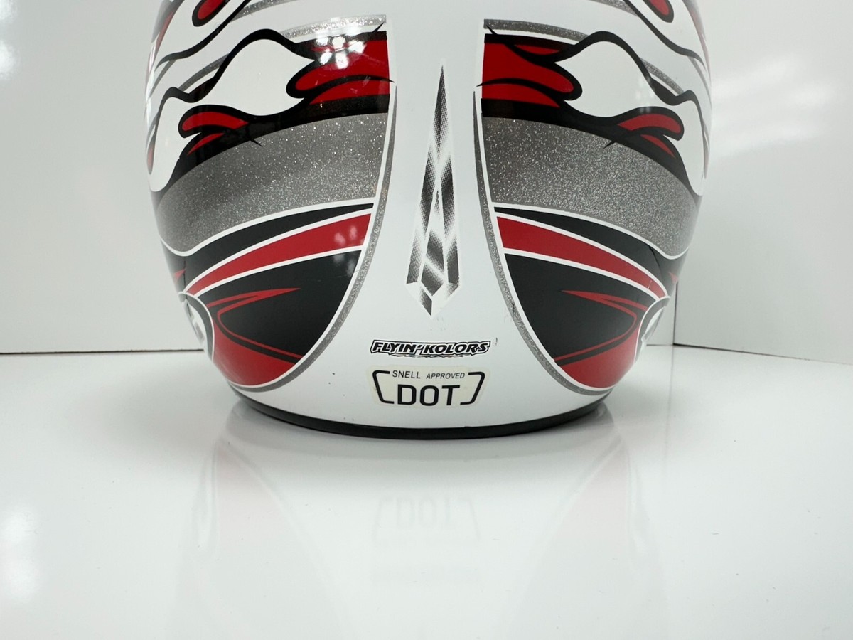 HJC CL-X4 Vapor Motocross Helmet Vintage 2004 Red White Silver - Size: Small | eBay HJC CL-X4 Vapor Motocross Helmet Vintage 2004 Red White Silver - Size: Small | eBay