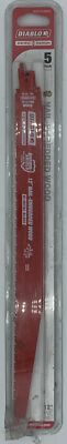 Freud Diablo DS1212BW5 Reciprocating Blade 12-Inch x 6-12 Teeth, 5pc