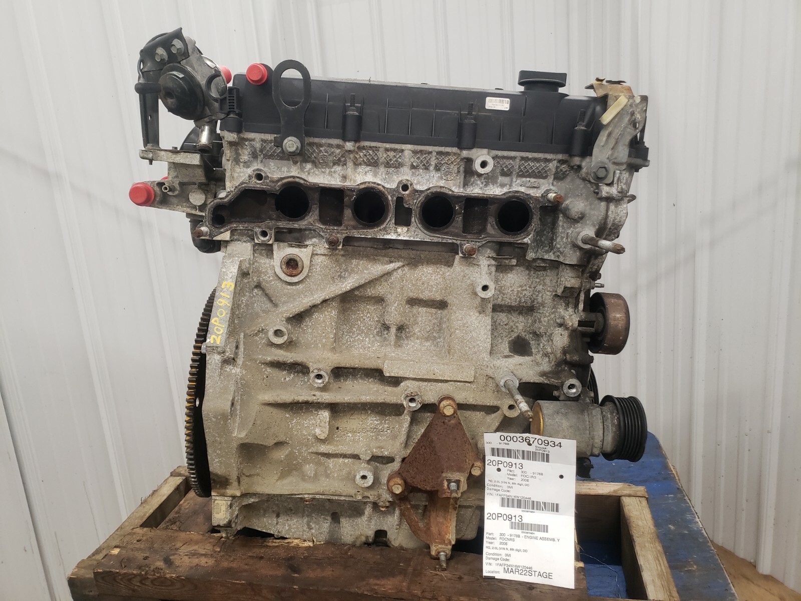 2006 Ford Focus 2.0L 4 Cyl Engine Motor 2.0 DOHC Gasoline | OE NO CORE ...