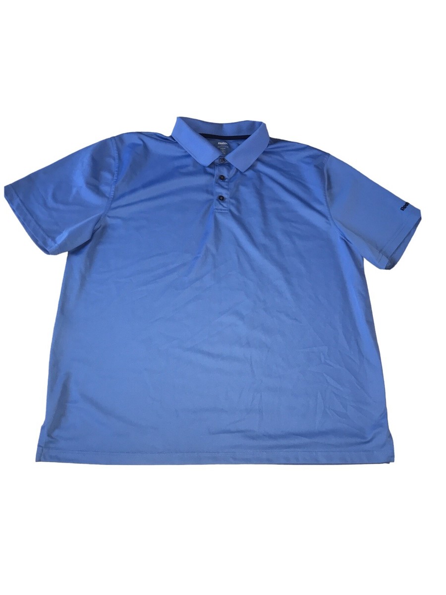 Reebok Golf Men's Short Sleeve Polo Shirt Size 2XL Blue C36