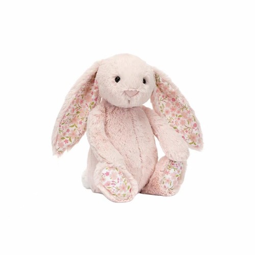 Peluche Jellycat Shy Bonnie Rabbit Rouge rosa floreale Bonnie Rabbit - Foto 1 di 1