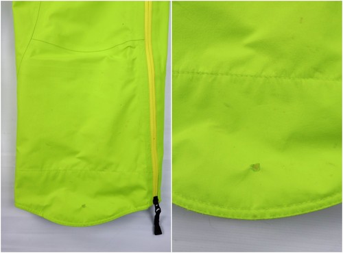 Vintage Oakley Neon Green Distressed Nylon Membrane Bib Ski Snow Pants Size M - Picture 14 of 23