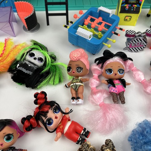 Lol Surprise Dolls 3.5” Clothes Shoes Chairs Games With Playhouse 35+ Pieces - Picture 5 of 13