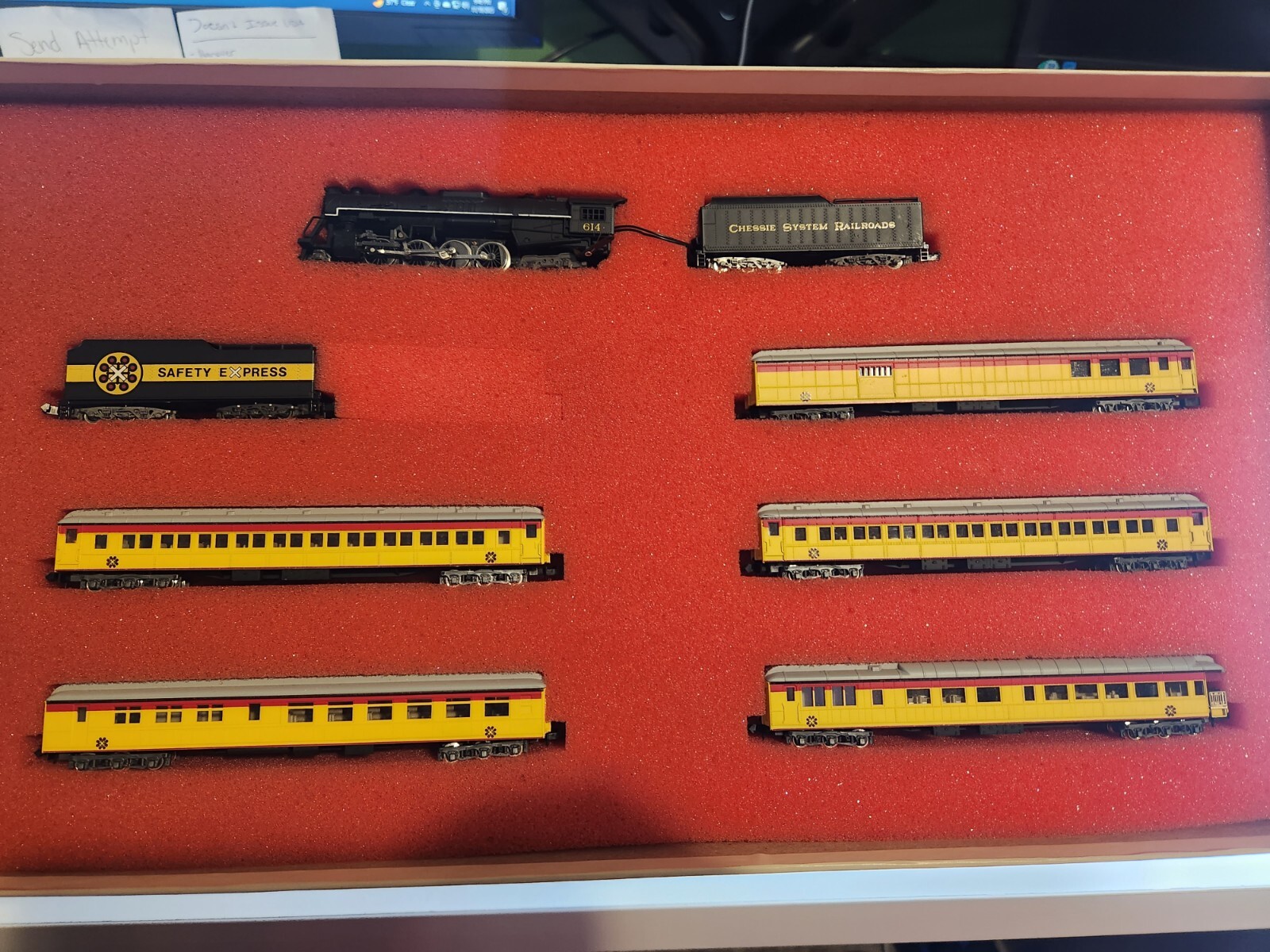 CONCOR N SCALE LIMITED EDITION CHESSIE SAFETY EXPRESS 0001008510