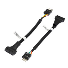 USB 3.0 Header to USB 2.0, USB 3.0 19 Pin Female to USB 2.0 9 Pin Connectors Mot